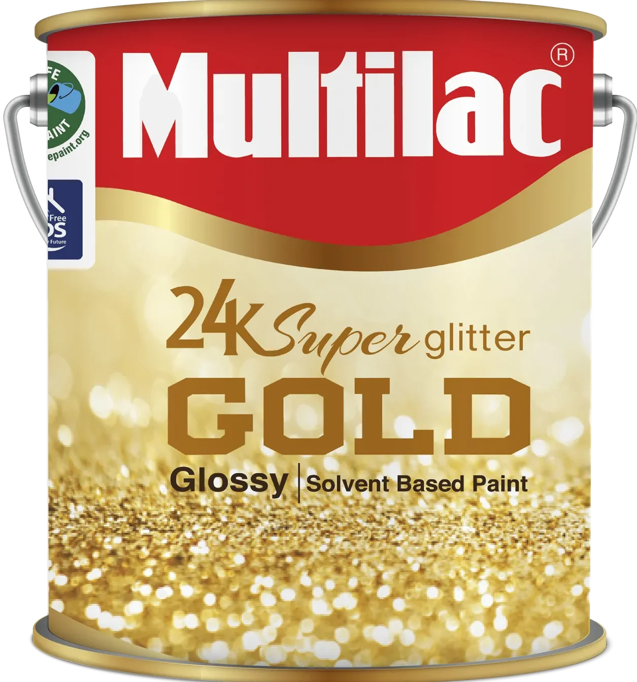 Multilac 24K Glitter Gold