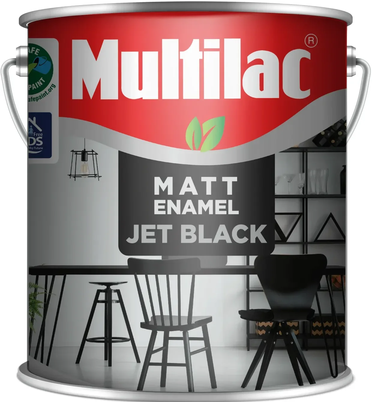 Multilac Matt Enamel Jet Black