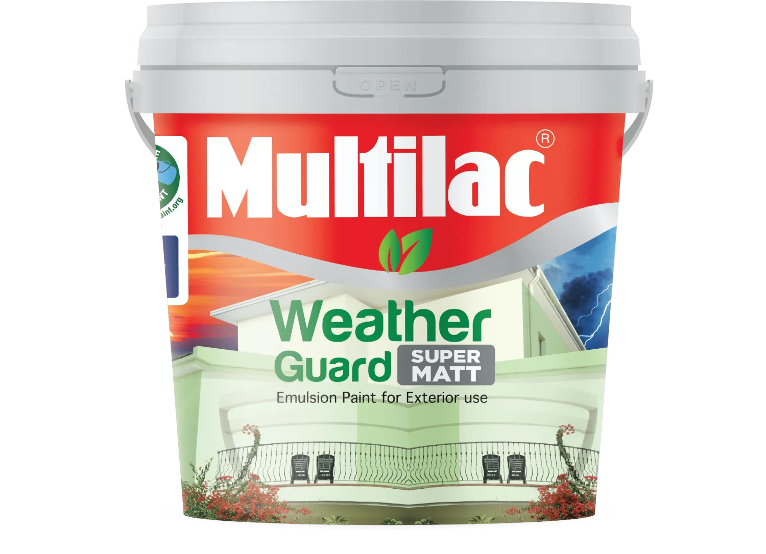Multilac Weather Guard Super Matt Exterior Emulsion (Brilliant White)